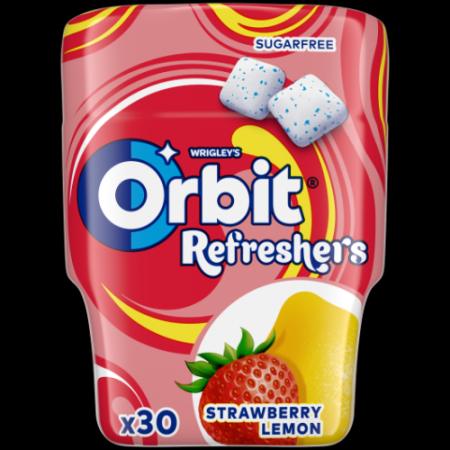 Orbit Refreshers Strawberry Lemon Bottle 30gb (450-23364)
