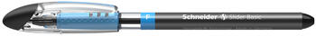 Lodīšu pildspalva SCHNEIDER SLIDER BASIC F, 0.3 mm, melna tinte (200-00622)