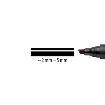 Noturīgais marķieris STAEDTLER LUMOCOLOR 350, slīps, melns (200-01470)