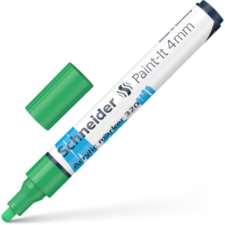 Akrila marķieris SCHNEIDER Paint-it 320, 4mm, zaļš (200-14310)