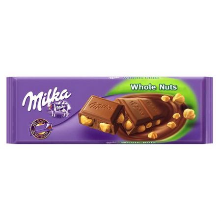 Šokolāde MILKA piena šokolāde ar lazdu riekstiem, 250 g (450-01121)