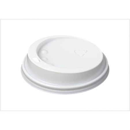 Vāciņš kartona glāzei 180 ml, D70mm, 100 gab., baltā krāsā (400-03143)