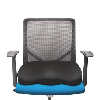 Ergonomisks krēsla paliktnis KENSINGTON, melns (250-07011)