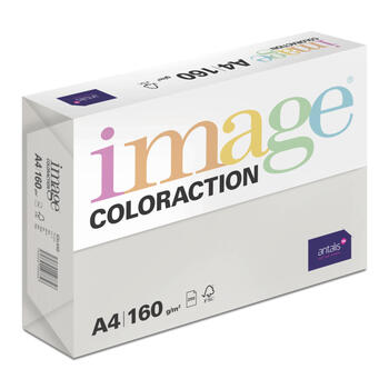 Krāsains papīrs IMAGE COLORACTION, A4, 160 gsm, 250 loksnes, ICELAND / MID GRAY (100-00133)