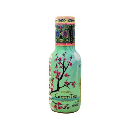 Zaļā ledus tēja ARIZONA ar medu, 0.45l PET (450-11716)