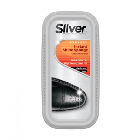 Apavu švammīte SILVER Shoe Shine, melna (450-23488)