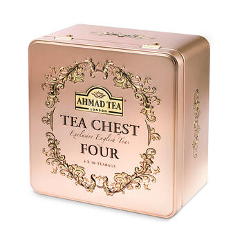 Melnā tēja AHMAD CHEST FOUR, 40 maisiņi x 2 g kastītē (450-00836)