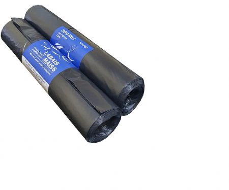 Atkritumu maisi LABAIS MAISS LDPE, 300l, melni, 110x130cm, 43mk, 5gab (400-11920)