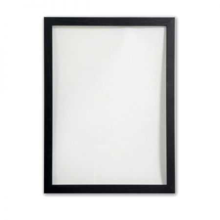 Stikla tāfele SECURIT Woody, 60×40 cm, caurspīdīga, melns rāmis (250-07509)