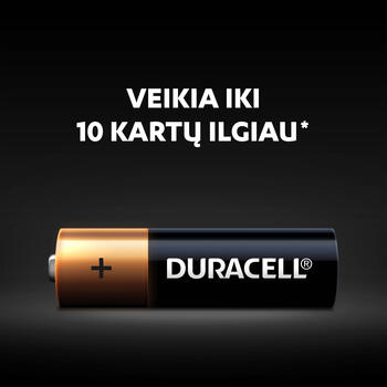 Baterijas DURACELL AA, LR6, 2 gab. (250-00407)