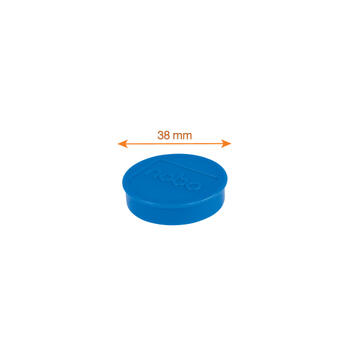 Magnētiskās tāfeles magnēti Nobo 10 paciņās 38mm zili 1.5kg (250-08565)