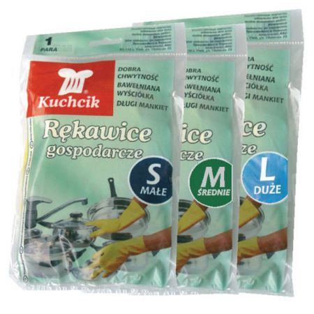 Gumijas cimdi KUCHCIK, M (8) (400-01319)