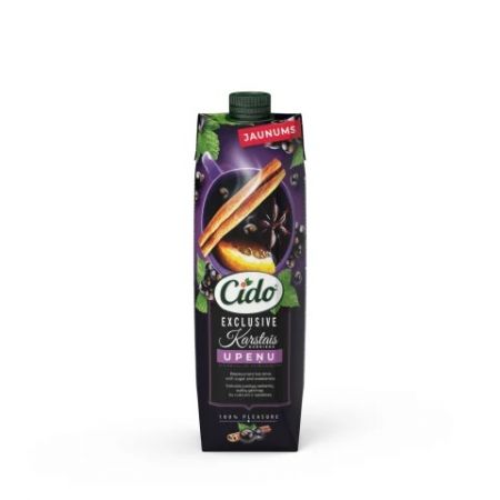 Karstais sulas dzēriens CIDO, Upeņu, (prisma), 1l (450-27799)