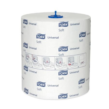 Roku dvieļu rullis TORK Universal Matic Extra Long, 1 sl., 1220 salvetes, 21 cm x 280 m, baltā krāsā, 290059 (400-03700)
