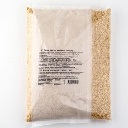 Zemesrieksti drupināti, graudzēti, 2-4 mm, 1kg (450-22936)