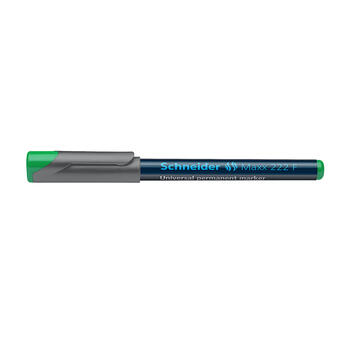 Noturīgais marķieris SCHNEIDER kodoskopa plēvēm OHP 222F, 0.7mm, zaļš (200-01501)