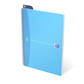 Klade ar spirāli OXFORD MY COLOURS NOTEBOOK A4 formāts, 90 lapas, rūtinu (100-00575)