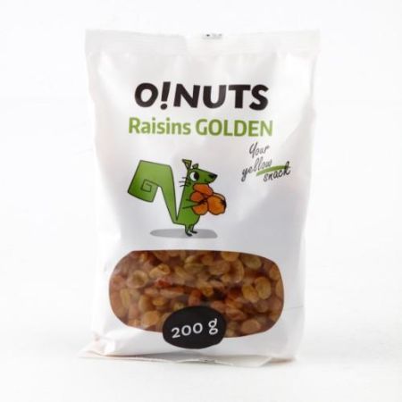 Zelta rozīnes O!NUTS, 200 g (450-07667)