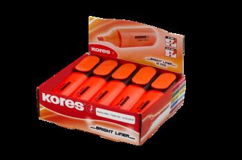 Teksta marķieris KORES BRIGHT LINER oranžs (200-07753)