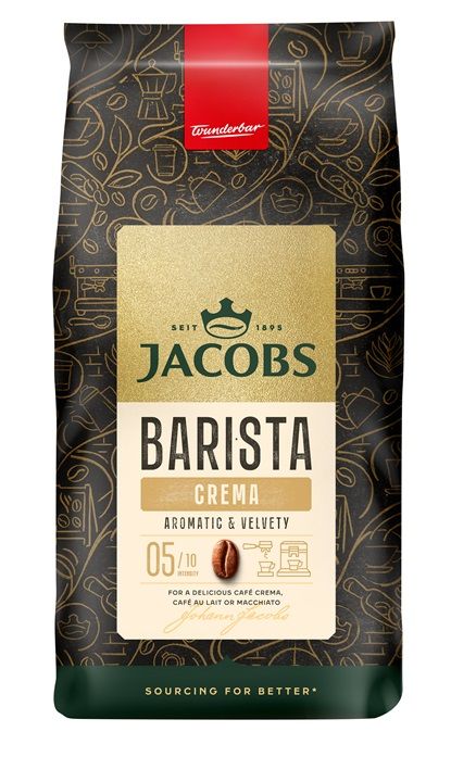 Kafijas pupiņas JACOBS Barista Crema, 1kg (450-23409)