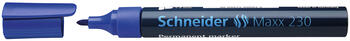 Noturīgais marķieris SCHNEIDER Maxx 230 konisks, 1-3 mm, zils (200-01449)