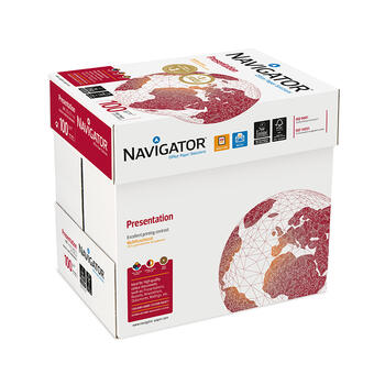 Papīrs NAVIGATOR PRESENTATION A4 100g/m2, 500 loksnes/iepakojumā (100-03515)
