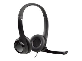 Austiņas LOGITECH H390 USB, melnas (250-08354)