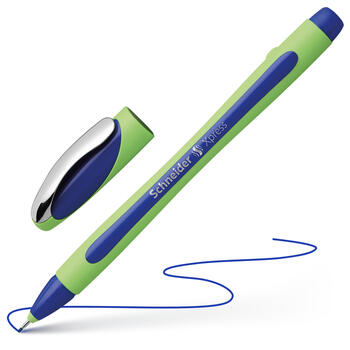 Pildspalva liners SCHNEIDER XPRESS 0.8mm, zaļš korpuss, zila tinte (200-00645)