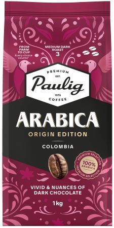 Kafijas pupiņas PAULIG Arabica Origin Edition Colombia 1kg (450-22976)