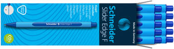 Lodīšu pildspalva SCHNEIDER SLIDER EDGE 0.5 mm, zils korpuss, zila tinte (200-05205)