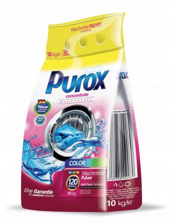 Veļas pulveris PUROX Color, Eco, 142 mazg. reiz., 10kg (400-08989)