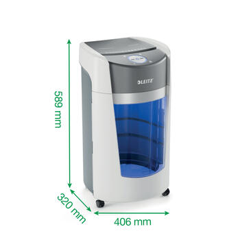 Dokumentu smalcinātājs Leitz IQ OptiMax Office P5, 35L, balts
Papīra smalcinātājs Leitz IQ OptiMax Office P5, 35L, balts (250-08810)
