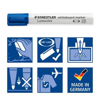 Marķieris tāfelei STAEDTLER, konisks, zils (200-01565)
