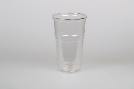 Glāzes vienreizl. PET, 500ml (AE650), D95, 0.58kg, 50gab (400-10196)