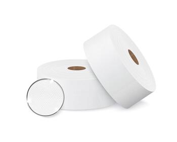 Tualetes papīrs AMOOS JUMBO ar perforāciju  2 slāņi,  180m, ø200mm (400-07861)