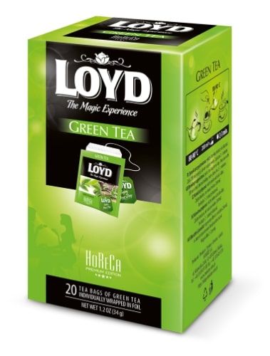 Zaļā tēja LOYD FS  20 maisiņi x 1.7 g paciņā (450-13267)