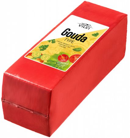 Piena produktu izstrādājums ar augu taukiem "Gouda" type 48 % FIDM, ~ 3,5kg (450-17072)