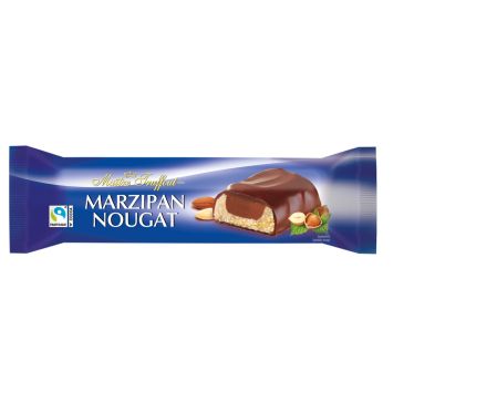 Marcipāna batoniņš MAITRE TRUFFOUT, ar piena šokolādes glazūru un nugu, 75g (450-16563)