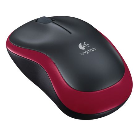 Bezvadu pele LOGITECH M185 (910-002240), sarkana (250-04390)