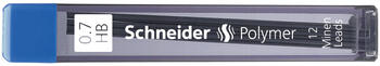 Serdeņi mehāniskajam zīmulim SCHNEIDER 0.7 HB 12 serdeņi/kastītē, 2B (200-01110)