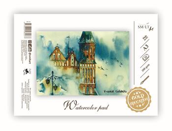 Akvareļu zīmēšanas albums SMLT A3 formāts,200 g,10 lapas (100-00259)