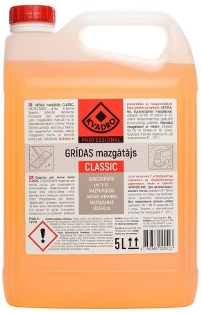 Grīdas mazgāšanas līdzeklis KVADRO Classic, 5l (400-08686)