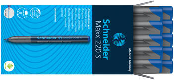 Noturīgais marķieris SCHNEIDER kodoskopa plēvēm OHP 220S, 0.4mm, zils (200-01504)