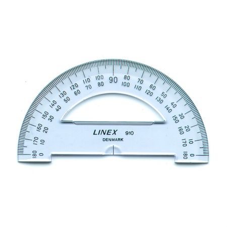 Transportieris LINEX 910, 180°, 10 cm, caurspīdīgs (200-03802)