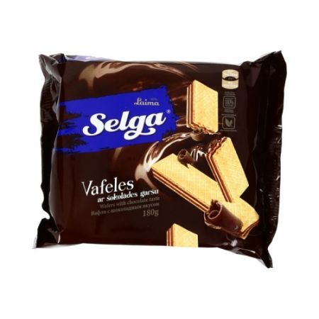 Vafeles SELGA ar šokolādes garšu, 180g (450-13863)