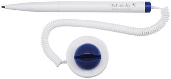 Lodīšu pildspalva SCHNEIDER Klick-Fix-Pen, balts korpuss, zila tinte (200-00289)