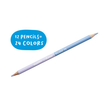 Zīmuļi CARIOCA Pastel Bicolor 12 gab (200-13691)
