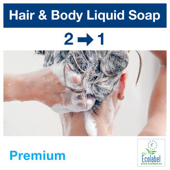 Šķidrās ziepes TORK Premium Hair & Body S1, 1 L (400-00233)