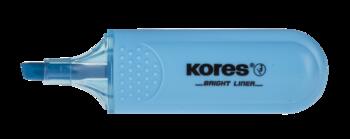 Teksta marķieris KORES BRIGHT LINER zils (200-07752)