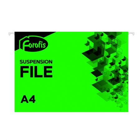 Fails iekarināmais A4 FOROFIS (zaļš), 200g/m2 (150-03860)